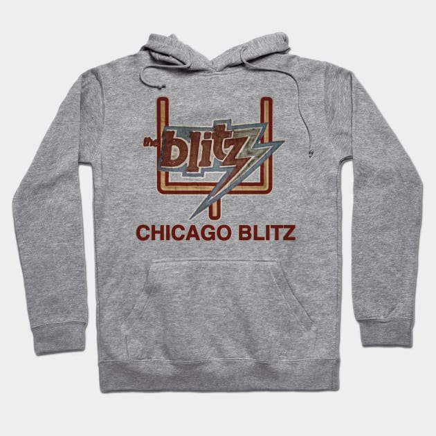 Chicago Blitz Football Hoodie by Kitta’s Shop